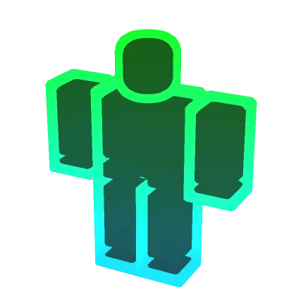 (1.0) Gradient Full-Body Outline Aura Green