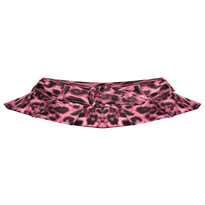 [Blush Fashion] Y2K Gyaru Pink Leopard Mini Skirt