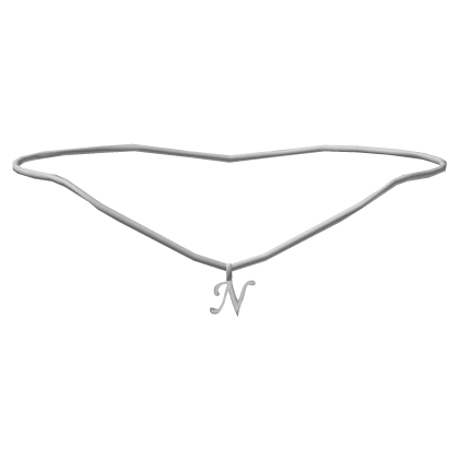 ꒰1.0꒱ MG initial necklace: N