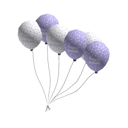 🎊 Birthday Balloons | Pastel Purple Set