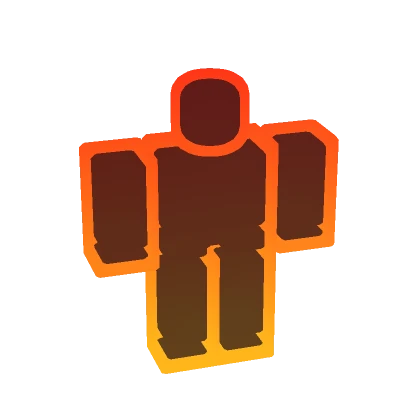 (1.0) Gradient Full-Body Outline Aura Orange