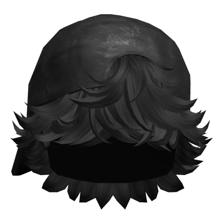 CHRUSH Cap w/ Messy Hair in Black