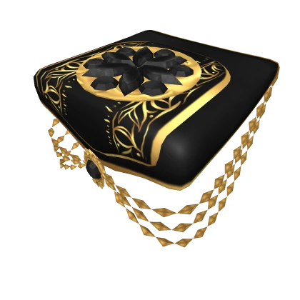 1.0 Royal shoulder pad (right) - black/gold