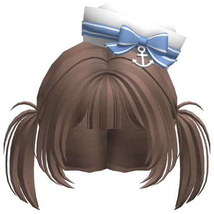 Kawaii Sailor Hat Pigtails ⚓