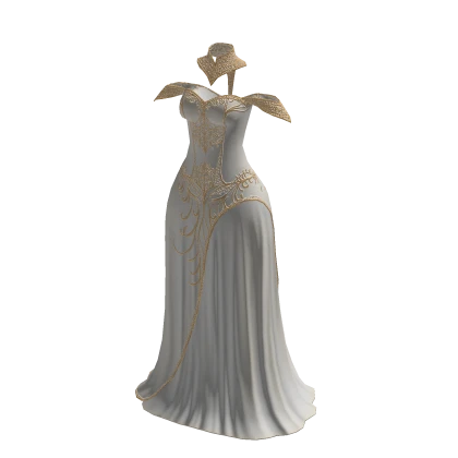 ♾️White divine goddess dress