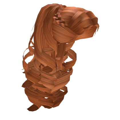 Ginger Curled Ponytail of the Late Queen
