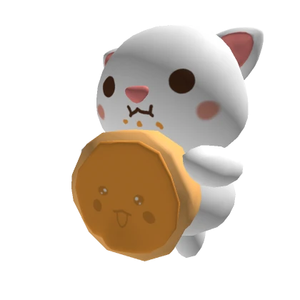 Cute Cat with Cookie Pet [Back Accessory]