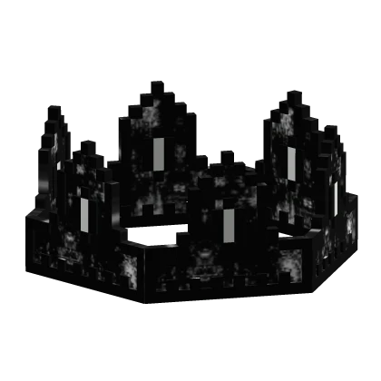 Black and White Shadow 8-Bit Crown