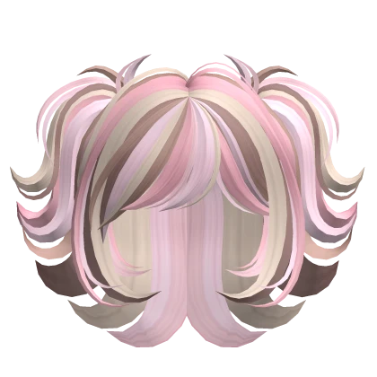 Kawaii Swirly Pigtails Hairstyle (Neapolitan)