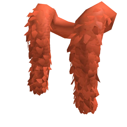 Designer Orange Fluffy Feather Boa - DRESSX