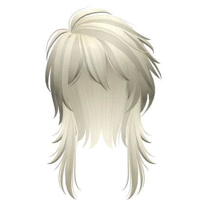 messy vkei anime hair (yellow)