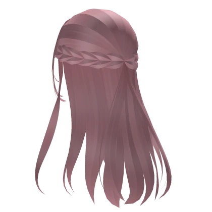  ♡ Long Flowy Braided Anime Hair in Pink