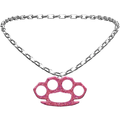 Y2k Scene Knuckle Chain Sparkly Pink