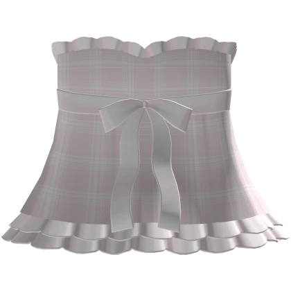 gothic plaid pink ruffled dollita dress