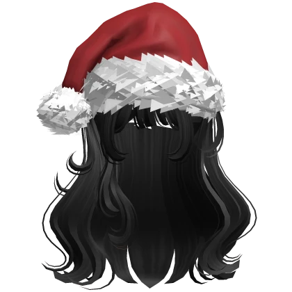 ♡ Cute Christmas Girl Pigtails (Black)