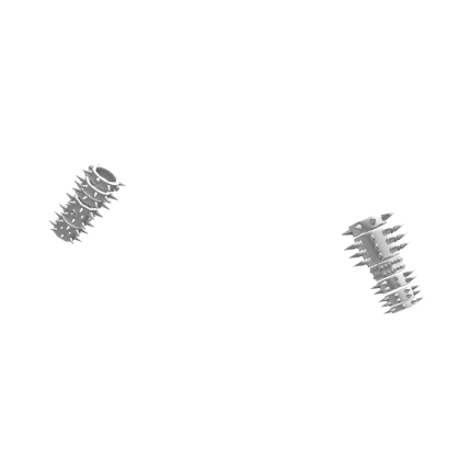 Punk Emo Goth Spiked Bracelets White