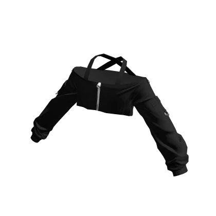 Crop Top Jacket Noir