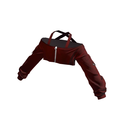Crop Top Jacket Crimson