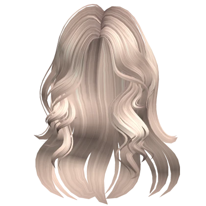 Wavy Flowy Loose Fluffy Hair (Platinium Blonde)