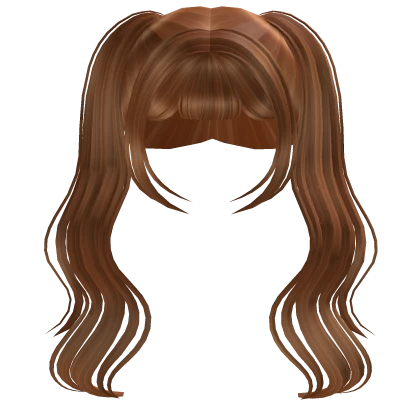 Ginger Wavy Pigtails