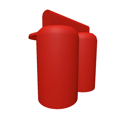 Red Oxygen Tank