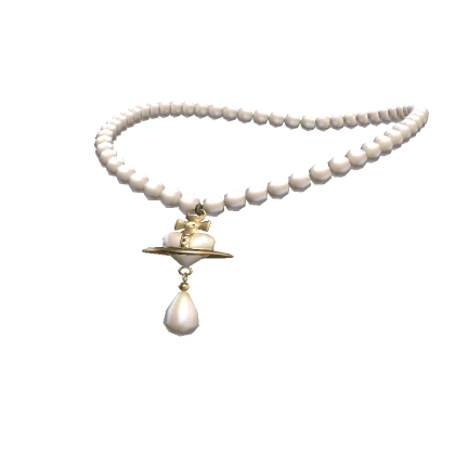 Luxury Gold Pearl Drop Necklace  