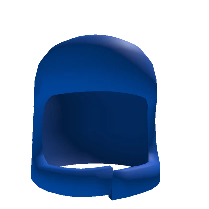 Blue Broken Helmet