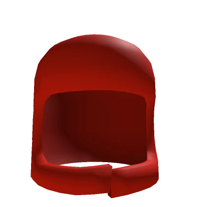 Red Broken Helmet