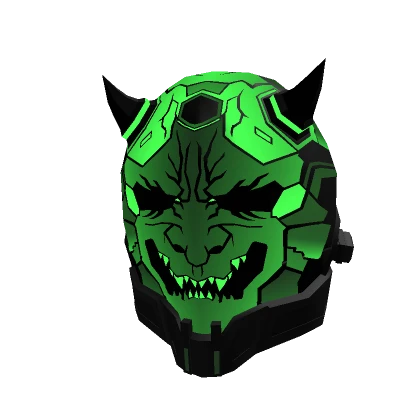 Cyberpunk Oni Helmet - Ogre