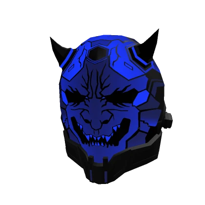 Cyberpunk Oni Helmet - Shadow