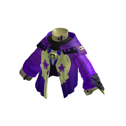 Cyberpunk Wizardry Jacket Violet