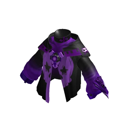 Cyberpunk Wizardry Jacket Black & Violet