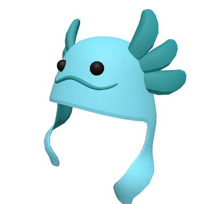 Blue Axolotl Beanie