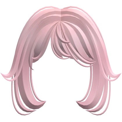 ♡ Cute Soft Fluffy Bangs (Light Pink)