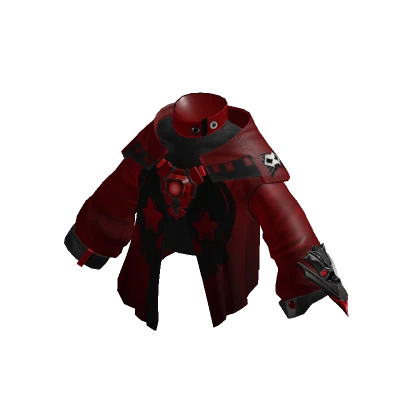 Cyberpunk Wizardry Jacket Red & Black