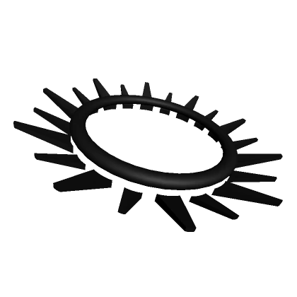 Black Spiky Halo