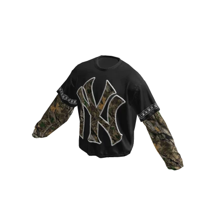 Camo NY Sleeved Tee-Shirt