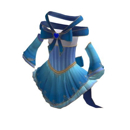 🔵 Blueberry Magical Girl Dress Blue