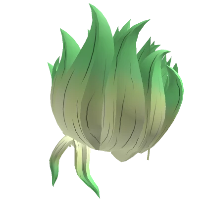 Green Spikey Anime Hair