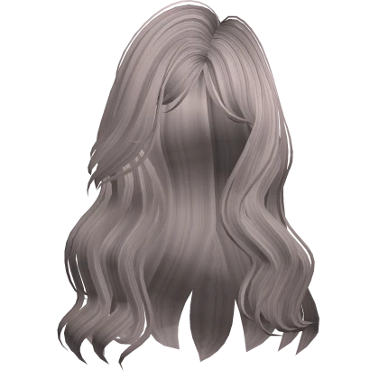 Long Wavy Voluminous Hair (Ash Blonde)