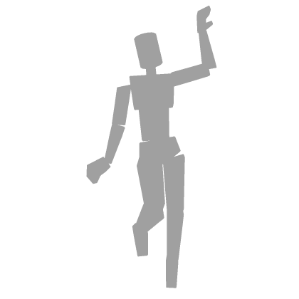 cute floating dreamy idle pose