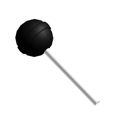 Halloween Black Lollipop