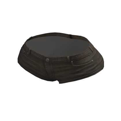 Mini Jean Shorts Brown