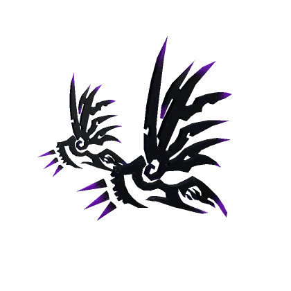 Purple Dragon Knight Wing Helmet