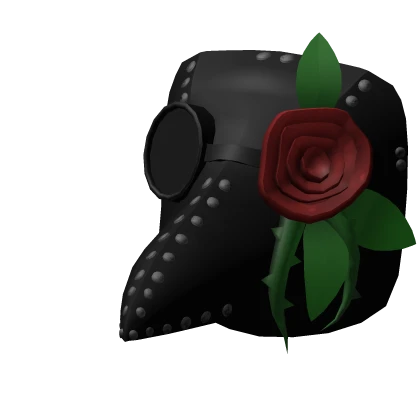 Rose Plague Doctor Black