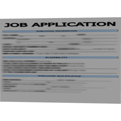  Job Application