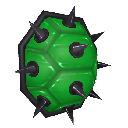 Green Punk Spiked Turtle Shell