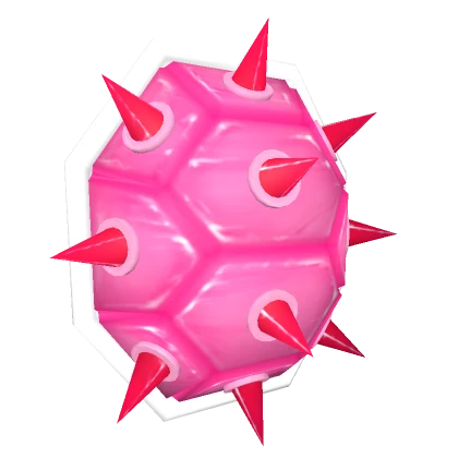 Pink Punk Spiked Turtle Shell