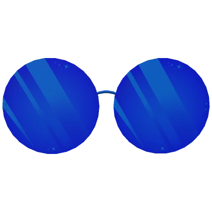 Blue Circle Shades