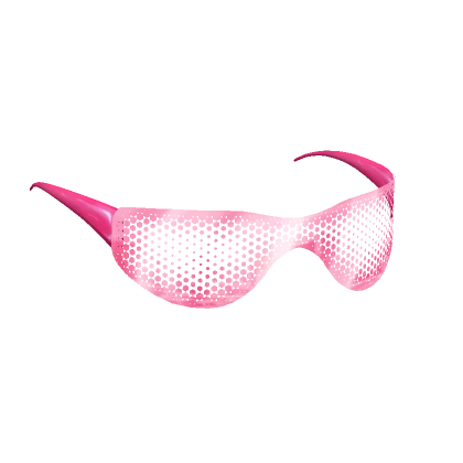 Pink See Through Y2K Aesthetic Sunglasses GLOWING